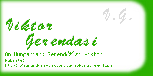 viktor gerendasi business card